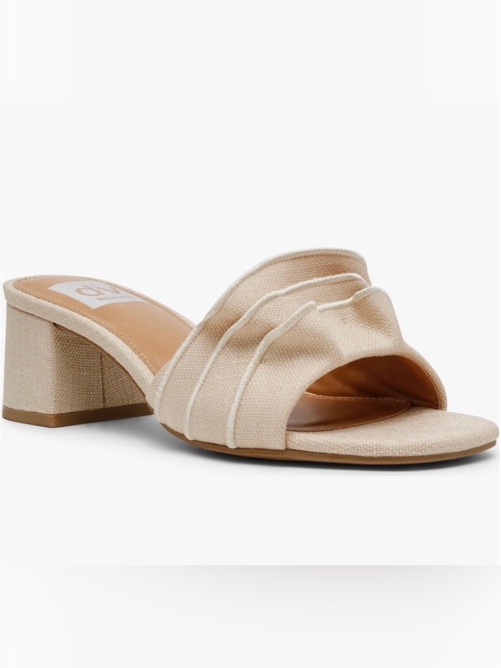 LIKE NEW DV Dolce Vita ruffled block heel sandals